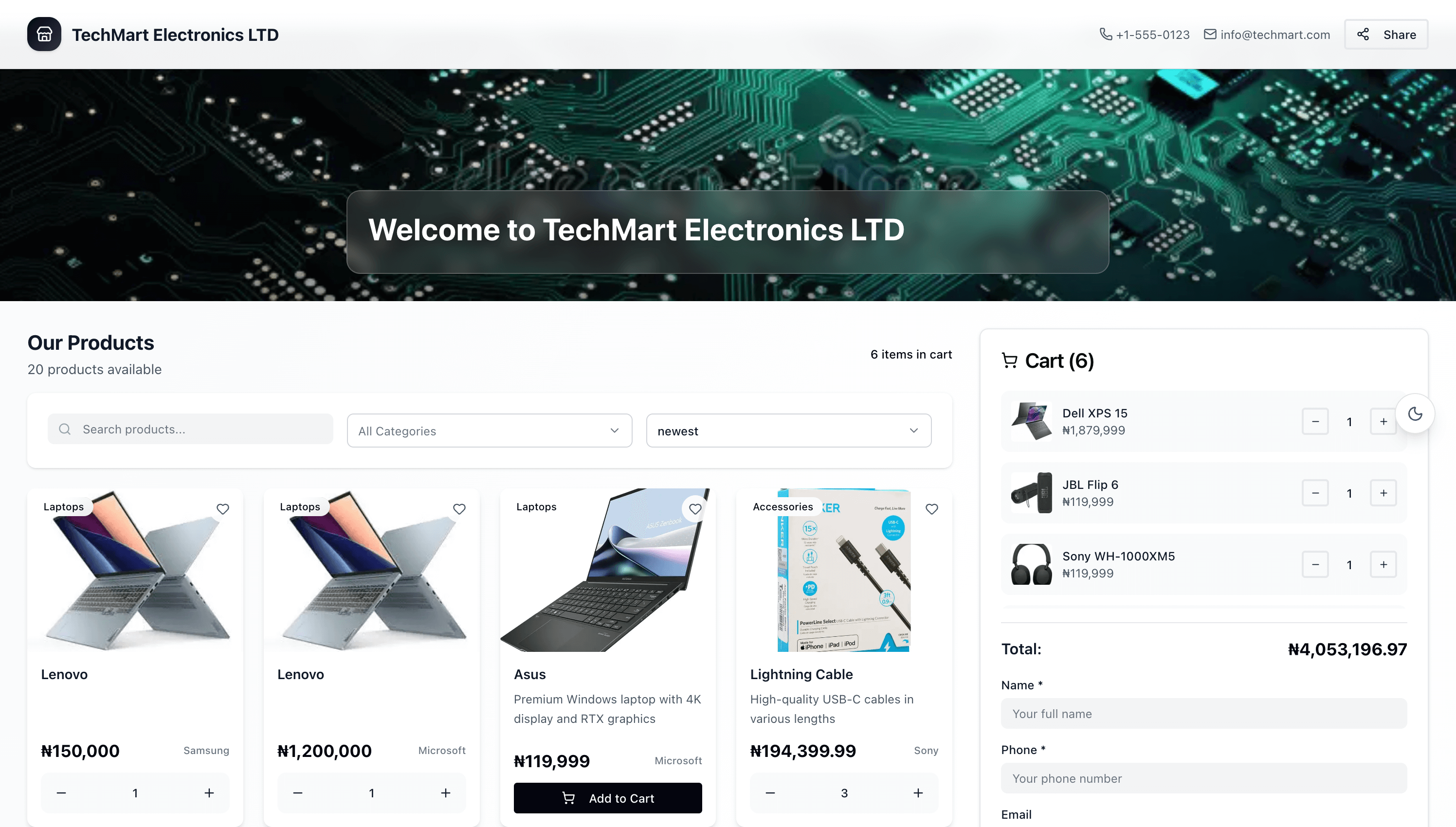 SCIMS FREE Website Screenshot